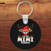 Christmas Matching I'm The Mimi Reindeer Sleutelhanger (Voorkant)