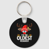 Christmas Matching I'm The Oldest Reindeer  Sleutelhanger (Voorkant)