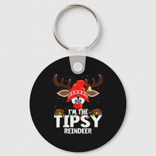 Christmas Matching I'm The Tipsy Reindeer Sleutelhanger (Voorkant)