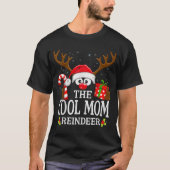 Christmas Matching The Cool Mom Reindeer Family T-shirt (Voorkant)