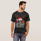 Christmas Matching The Family Therast Reindeer Fam T-shirt (Voorkant volledig)