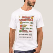 Christmas Math 240% Reality Check" T-Shirt (Devant)