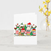 Christmas Medication Bottles Funny Nurse Humor  Kaart (Gele Bloem)