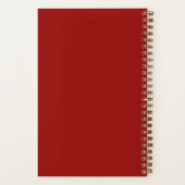"Christmas Memories" Red & Gold Christmas Journal (Verso)