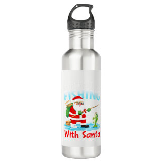Christmas Merry Christmas For Gift Fishing Santa ( Waterfles