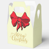 Christmas Merry Christmas Red Bow Gift  Bedankdoosjes (Open)
