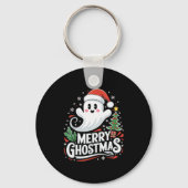 Christmas Merry Ghostmas Santa Srit Xmas Pajamas S Sleutelhanger (Voorkant)