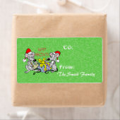 Christmas Mice Gift Label (groot) (Insitu)