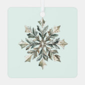 Christmas Mint Pine Cones Branch en Ornament (Achterkant)