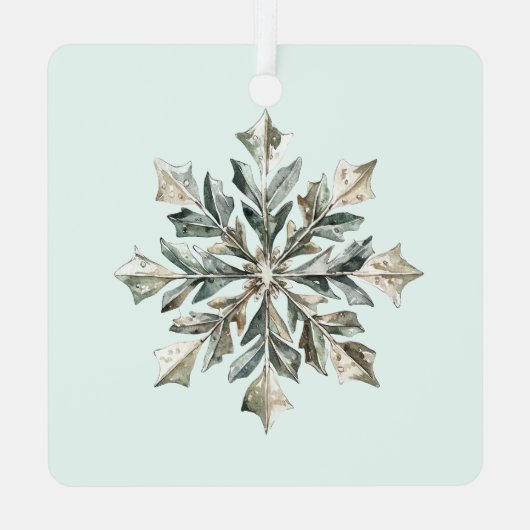 Christmas Mint Pine Cones Branch en Ornament (Achterkant)
