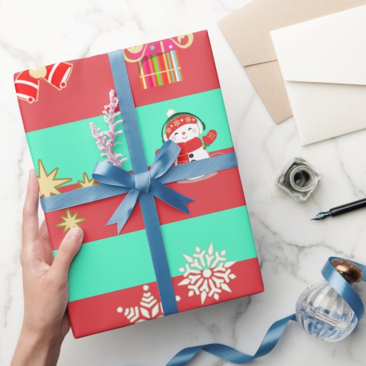 Christmas Mix Pattern Cadeaupapier (Geschenken)