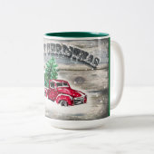 CHRISTMAS MOK RED TRUCK (Voorkant rechts)