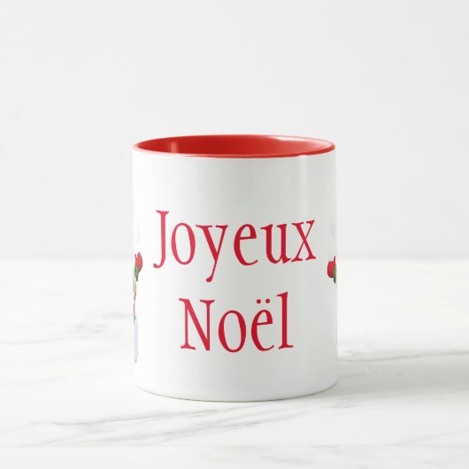 Christmas Mok-Snowman-Joyeux Noel/Vrolijk Kerstfee Mok (Midden)