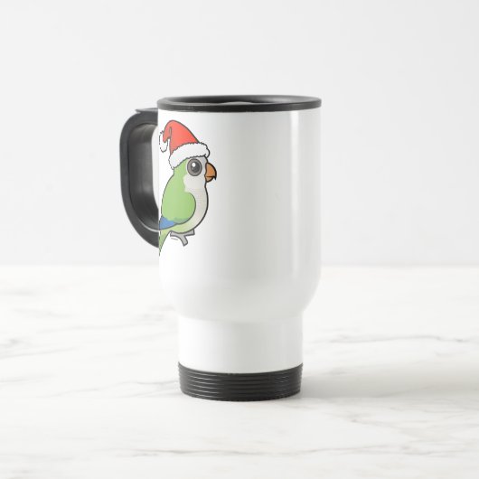 Christmas Monk Parakeet Reisbeker (Voorkant links)