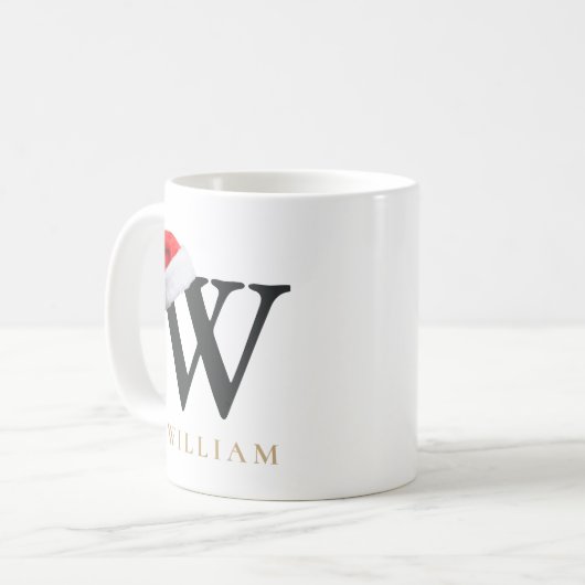 Christmas Monogram Mug (Devant gauche)