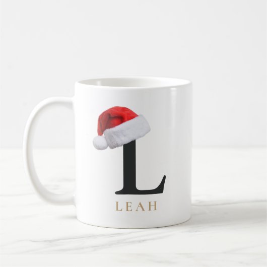 Christmas Monogram Mug (Gauche)