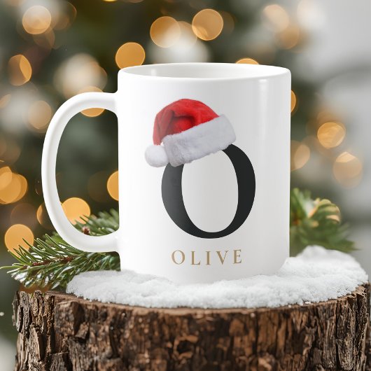 Christmas Monogram Mug