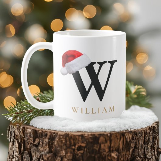 Christmas Monogram Mug