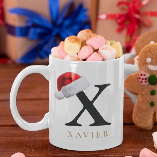 Christmas Monogram Mug