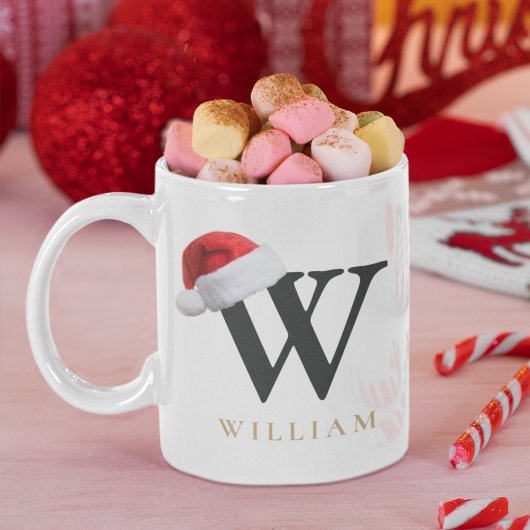 Christmas Monogram Mug