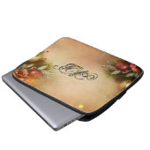 Christmas Monogram Sleeve | Holiday Laptop Case (Voorkant onderkant)