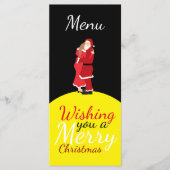 Christmas Moon Vous Souhaite Un Joyeux Menu Noël (Devant)