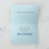 Christmas Moose~ Feestdagen Kaart (Binnen)