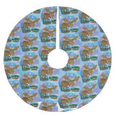 Christmas Moose Kerstboom Rok (Voorkant)