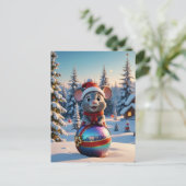 Christmas Mouse Briefkaart (Staand voorkant)
