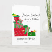 Christmas Mouse Christmas Kaart (Achterkant)