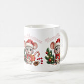 Christmas Mouse Coffee Mug (Devant droit)