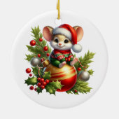 Christmas Mouse Ornament (Achterkant)