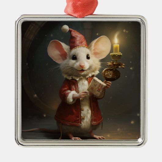 Christmas Mouse Ornament (Voorkant)