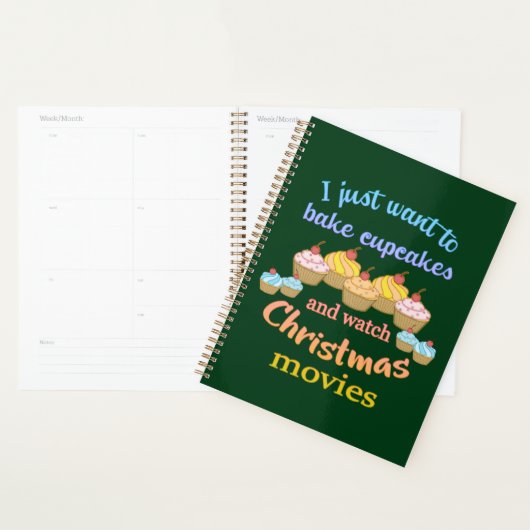 Christmas Movies and Cupcakes Planner (Display)