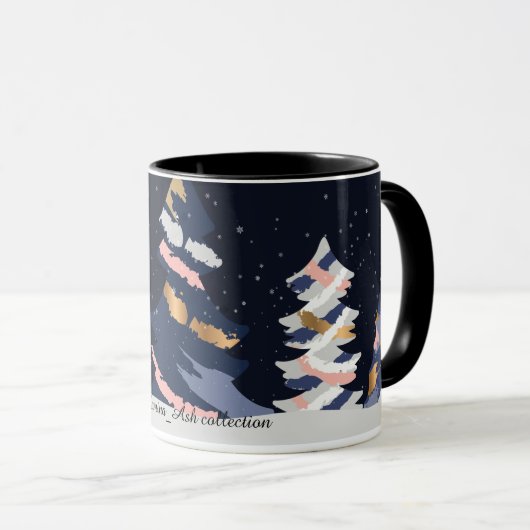 Christmas Mug Dark sky (Devant droit)