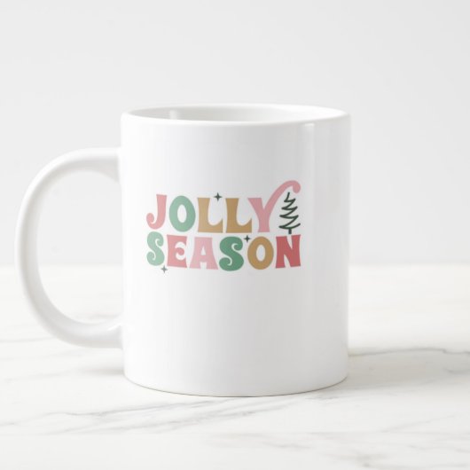 Christmas Mug – Festive Evergreen Holiday Coc (Gauche)