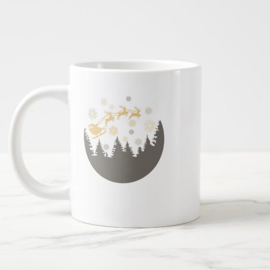 Christmas Mug – Festive Holiday  (Gauche)