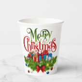 Christmas Mug | Festive Holiday Coffee Cup by Kali Papieren Bekers (Voorkant)