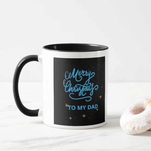 Christmas Mug for Dad – Festive Holiday Gift (Avec donut)