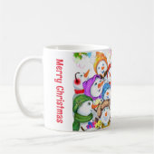 Christmas Mug Happy Snowmans Cadeau (Gauche)