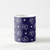 Christmas Mug | Ho Ho Ho Santa Heart Minimalist (Centre)