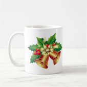 Christmas Mug Holly Bells (Gauche)