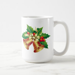 Christmas Mug Holly Bells