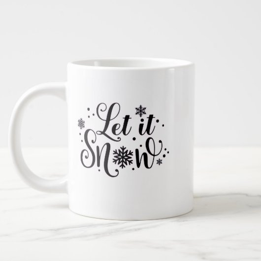 Christmas Mug – Joyful Holiday Cocoa & Coffe (Gauche)