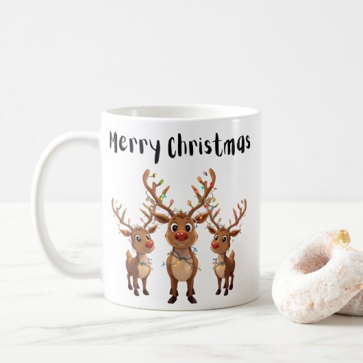 Christmas Mug Koffiemok (Met donut)