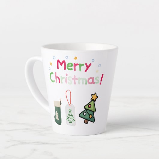 Christmas Mug Latte Mok (Linkerhoek)