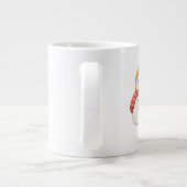 Christmas Mug – Nostalgic Holiday Cocoa & Coffee C Extra Grote Beker (Achterkant)