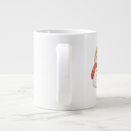 Christmas Mug – Nostalgic Holiday Cocoa & Coffee C Extra Grote Beker (Achterkant)