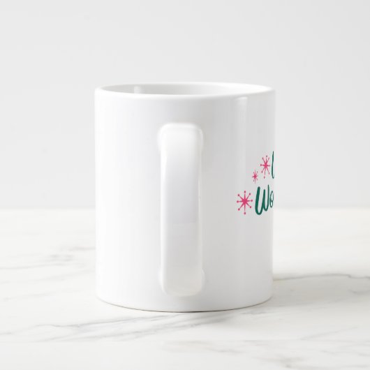 Christmas Mug – Sweet Holiday Cocoa & Coffee Cup Extra Grote Beker (Achterkant)