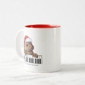 Christmas Mug Tweekleurige Koffiemok (Voorkant links)